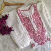 Pure_cotton_chikankari_kurti_set
