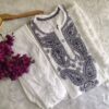 Pure_cotton_chikankari_kurti_set