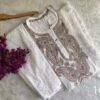 Pure_cotton_chikankari_kurti_set