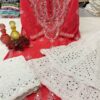 Georgette_mirror_chalna_patti_gala_chikankari_kurti_set