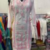 Dobby_cotton_lace_panel_chikankari_kurti