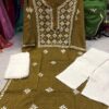 Modal_cotton_chikankari_kurti_pant_dupatta