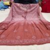 Georgette_dual_shade_short_chikankari_gown