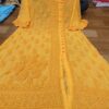 Georgette_bell_sleeves_angrakha_style_chikankari_kurti