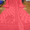 Georgette_bell_sleeves_angrakha_style_chikankari_kurti