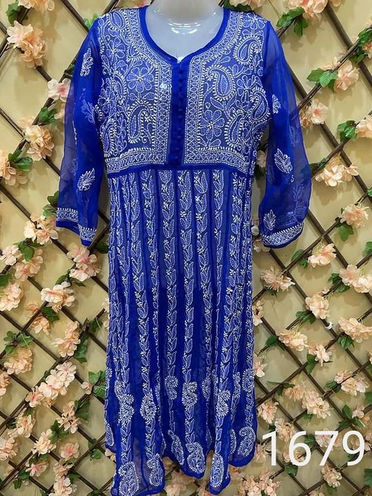 Georgette_yok_chikankari_anarkali