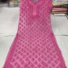Georgette_buti_jaal_Chikankari_kurti