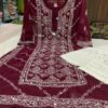 Georgette_Chikankari_kurti_with_mirror_work