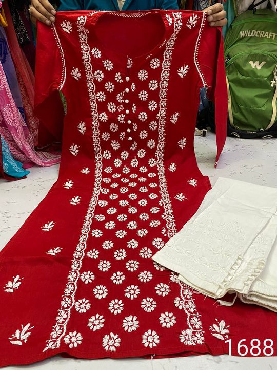 Pure_cotton_panel_chikankari_kurti