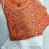 Georgette_heavy_work_fancy_resham_thread_front_jaal_boat_neck_chikankari__kurti_with_mirror_work