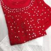Georgette_heavy_work_fancy_resham_thread_front_jaal_boat_neck_chikankari__kurti_with_mirror_work