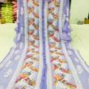 Georgette_multi_thread_bird_design_front_open_chikankari_kurti