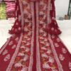 Georgette_multi_thread_bird_design_front_open_chikankari_kurti