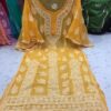 Georgette_umbrella_sleeves_chikankari_kurti_with_pearl_work