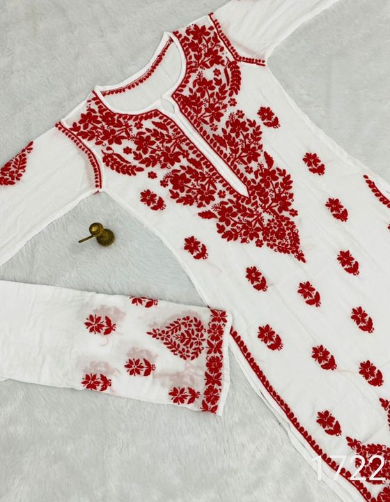 Modal_cotton_chikankari_kurti_with_plazo_set