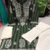 Linen_cotton_chikankari_kurti