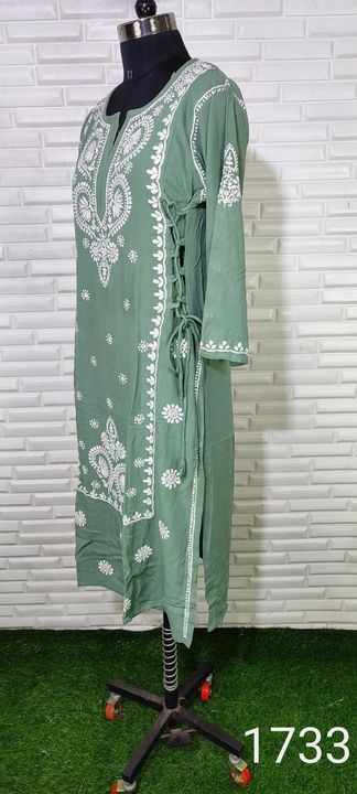 Rayon_side_dori_chikankari_kurti