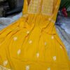 Rayon_bell_sleeves_chikankari_gown