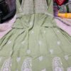 Rayon_bell_sleeves_chikankari_gown