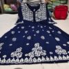 Rayon_chikankari_gown_with_adjustable_dori