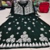Rayon_chikankari_gown_with_adjustable_dori