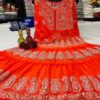 Georgette_matka_chikankari_gown_with_gota_patti_work