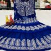 Georgette_matka_chikankari_gown_with_gota_patti_work