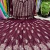 Georgette_chikankari__anarkali_with_mirror_work