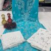 Lucknowi_georgette_chikankari_mirror_phool_bel_kurti_with_mirror_georgette_pant_and_mirror_chiffon_dupatta
