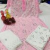 Lucknowi_georgette_chikankari_mirror_phool_bel_kurti_with_mirror_georgette_pant_and_mirror_chiffon_dupatta