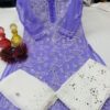 Lucknowi_georgette_chikankari_mirror_phool_bel_kurti_with_mirror_georgette_pant_and_mirror_chiffon_dupatta