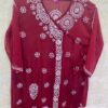 Georgette_angrakha_chikankari_kurti