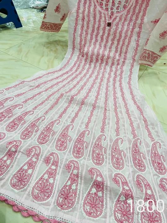 Voile_Cotton_chikankari_anarkali