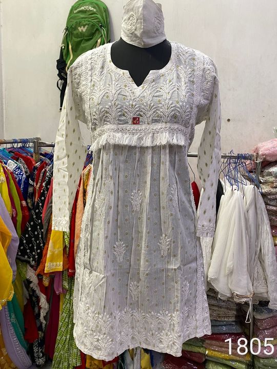 Soft_cotton_short_chikankari_kurti