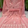 Dobby_cotton_lace_chikankari_short_gown