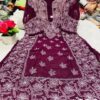 Georgette_side_panel_chikankari_kurti