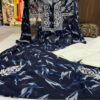 Georgette_printed_chikankari__kurti