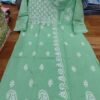 Slub_cotton_chikankari_angrakha_kurti