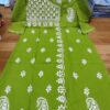 Slub_cotton_chikankari_angrakha_kurti