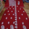 Slub_cotton_chikankari_angrakha_kurti