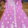 Slub_cotton_chikankari_angrakha_kurti