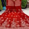 Georgette_bell_sleeves_chikankari_gown