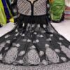 Georgette_bell_sleeves_chikankari_gown