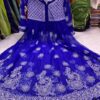 Georgette_bell_sleeves_chikankari_gown
