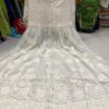 Georgette_bell_sleeves_chikankari_gown