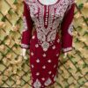 Rayon_gala_buti_chikankari_kurti