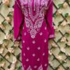 Rayon_gala_buti_chikankari_kurti