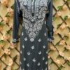 Rayon_gala_buti_chikankari_kurti