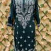 Rayon_gala_buti_chikankari_kurti