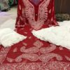 Georgette_daman_kairi_chikankari_kurti